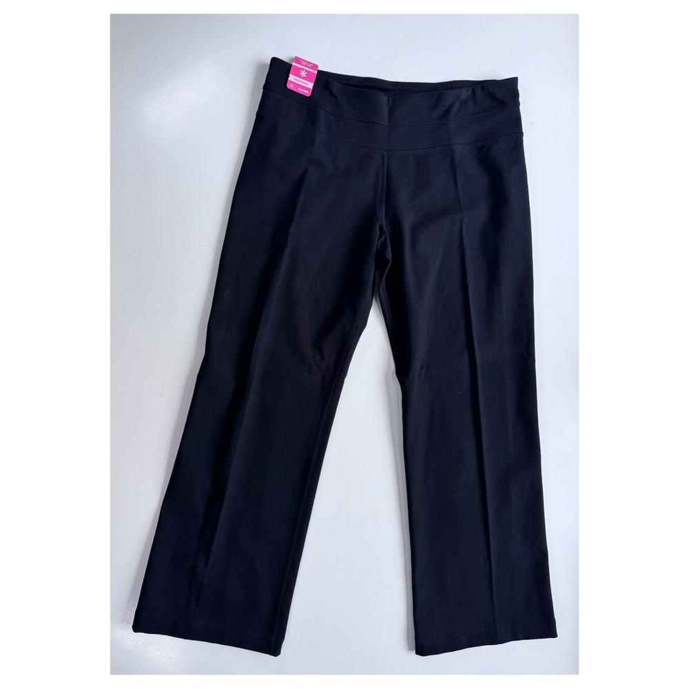 NWT OLD NAVY Yoga Pants Womens Medium Black Stretch Activewear
